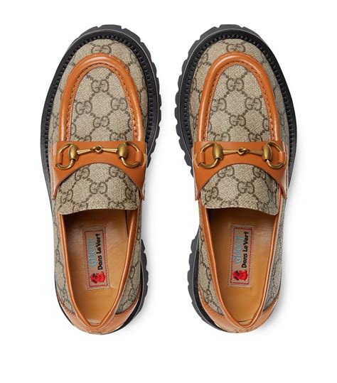 lug bottom gucci loafers